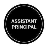 Signs ByLITA Circle Assistant Principal Sign