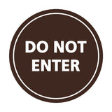 Signs ByLITA Circle Do Not Enter Sign