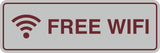 Signs ByLITA Standard Free WiFi Sign