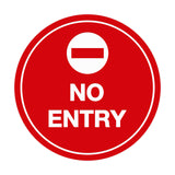 Signs ByLITA Circle No Entry Sign