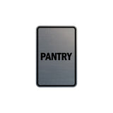 Portrait Round Pantry Sign