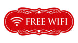 Signs ByLITA Designer Free Wifi Sign