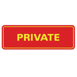 Standard Private Sign