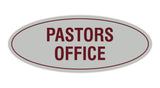 Signs ByLITA Oval Pastors Office Sign