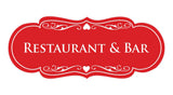 Signs ByLITA Designer Restaurant & Bar Sign