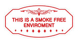 Victorian This Is A Smoke Free Environment Sign