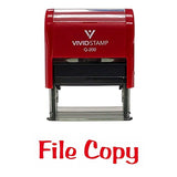 File Copy Self-Inking Office Rubber Stamp