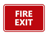 Signs ByLITA Classic Fire Exit Sign