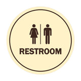 Signs ByLITA Circle All Gender Restroom Sign
