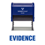 EVIDENCE Self Inking Rubber Stamp
