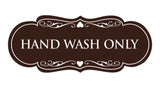 Signs ByLITA Designer Hand Wash Only Sign