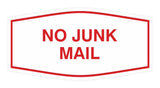 Signs ByLITA Fancy No Junk Mail Sign