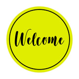 Signs ByLITA Circle Welcome Sign