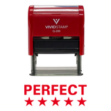 PERFECT (5 Stars) Teacher Self Inking Rubber Stamp