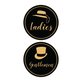 Signs ByLITA Circle Ladies and Gentlemen Sign Set
