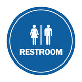 Signs ByLITA Circle All Gender Restroom Sign