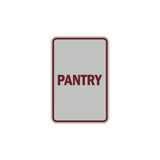 Portrait Round Pantry Sign