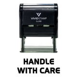 Handle With Care Self Inking Rubber Stamp