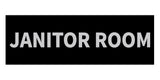 Signs ByLITA Basic Janitor Room Sign