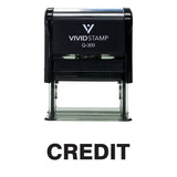 Credit Self Inking Rubber Stamp