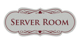 Signs ByLITA Designer Server Room Sign