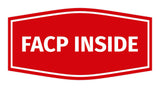 Signs ByLITA Fancy FACP Inside Sign with Adhesive Tape, Mounts On Any Surface, Weather Resistant, Indoor/Outdoor Use
