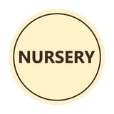 Signs ByLITA Circle Nursery Sign