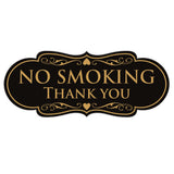 Designer NO SMOKING Thank You Sign