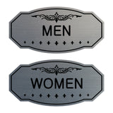 Victorian Men Women Sign Set