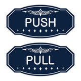 Victorian Push Pull Sign Set