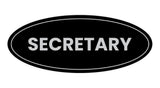 Signs ByLITA Oval Secretary Sign