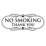 Designer NO SMOKING Thank You Sign