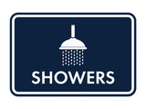 Classic Framed Showers Wall or Door Sign