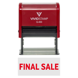 Basic FINAL SALE Self-Inking Office Rubber Stamp