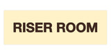 Signs ByLITA Basic Riser Room Sign