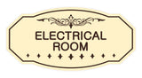 Victorian Electrical Room Sign