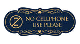 Signs ByLITA Designer No Cellphone Use please Sign