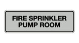 Signs ByLITA Standard Fire Sprinkler Pump Room Sign