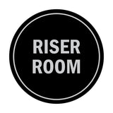 Signs ByLITA Circle Riser Room Sign