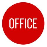 Circle OFFICE Wall / Door Sign