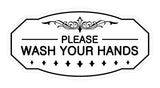 Victorian Please Wash Your Hands Sign