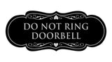 Signs ByLITA Designer Do Not Ring Doorbell Sign