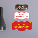 Signs ByLITA Fancy Hotel Information Sign