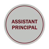 Signs ByLITA Circle Assistant Principal Sign