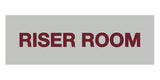 Signs ByLITA Basic Riser Room Sign