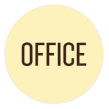 Circle OFFICE Wall / Door Sign
