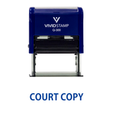 Court Copy Self Inking Rubber Stamp