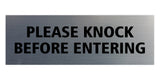 Signs ByLITA Basic Please Knock Before Entering