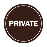 Signs ByLITA Circle Private Sign
