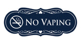 Signs ByLITA Designer No Vaping Sign